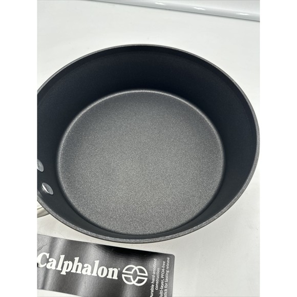 Calphalon Contemporary 3qt Hard-Anodized Nonstick Cookware Saute Pan & Lid -New - Picture 3 of 9
